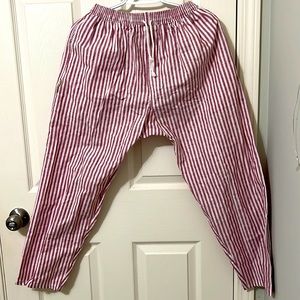 Pink striped PJ pants